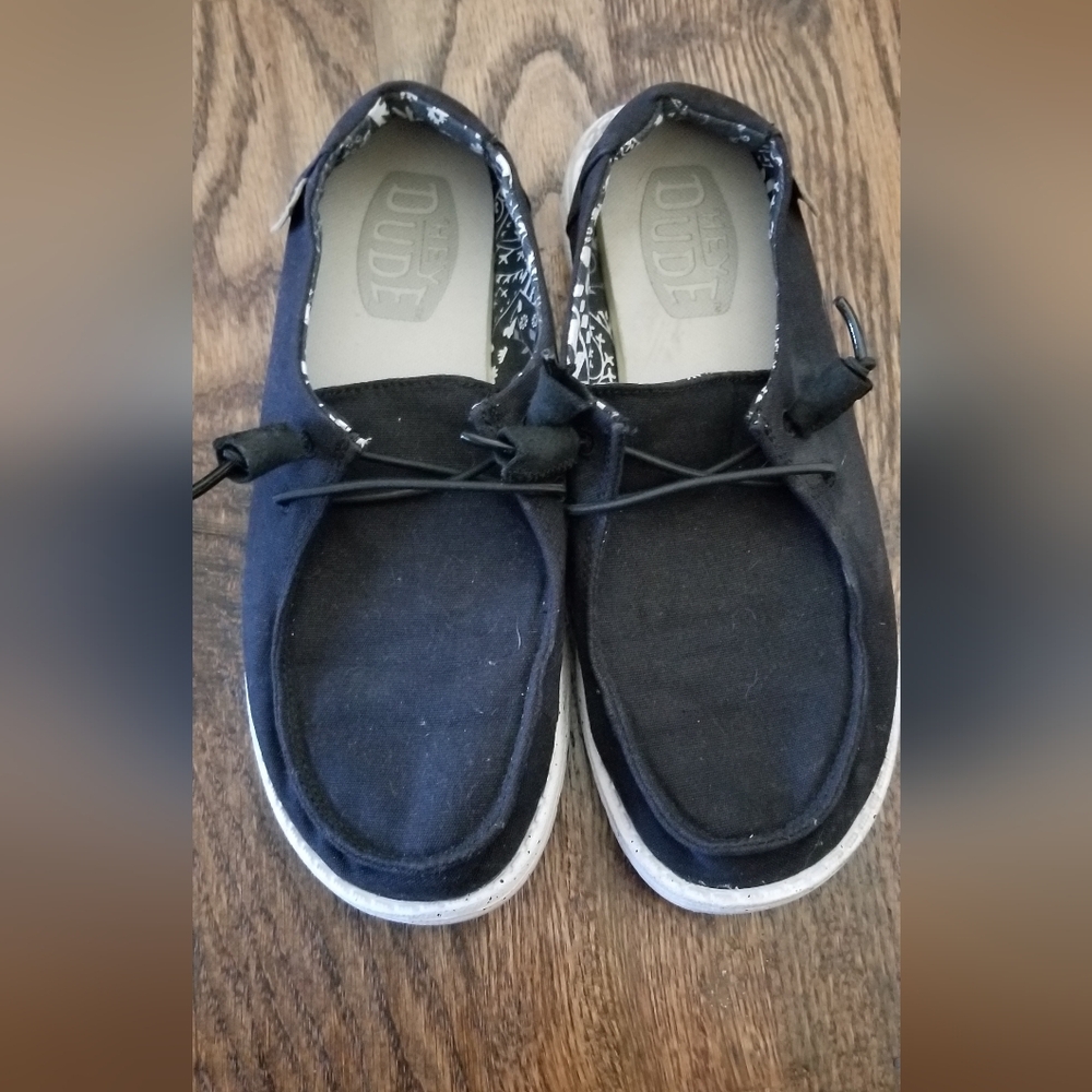 Hey Dude Black Casual Shoes